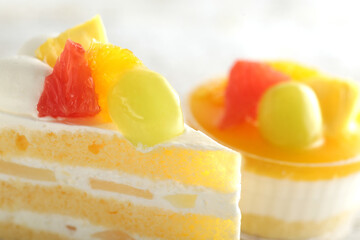 フルーツのショートケーキのイメージ