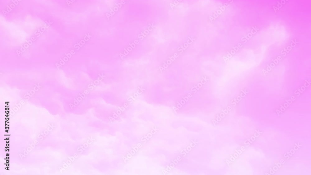 Poster intro animation with cloud moving for opening , logo and title.