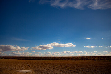 Cielo en una tarde Manchega