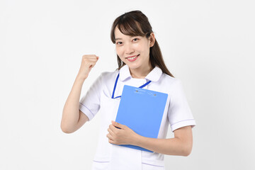 笑顔の女性の医療従事者