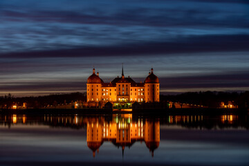 Schloss Moritzburg bei Nacht