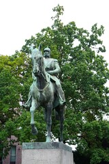 Obraz premium Denkmal von Kaiser Wilhelm I. in Lübeck