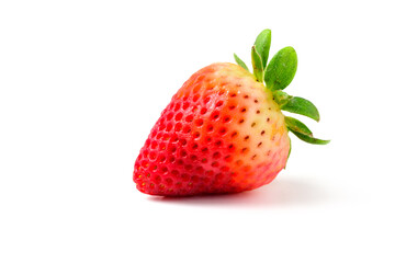 Fresh Strawberry isolated on white background,