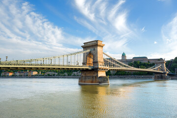 Fototapeta premium Chain bridge in Budapest