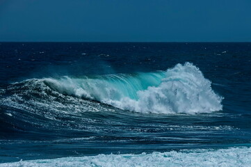 Wave sea shore along near to Cape Town, South Africa