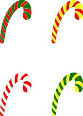 sugar canes. new year sweets