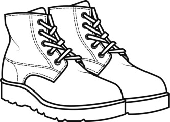 Mens Shoes Vector Images. shoes fashion illustration