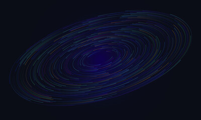 Abstract cosmic background with color lines