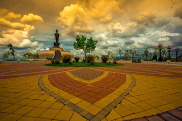 Phutthamonthon Isan-Khon Kaen:16 June2020,Atmosphere within the religious tourist attraction,There...
