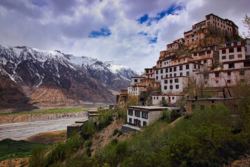 Spiti Vally Mountain near Himalayas in Himachal Pradesh , India