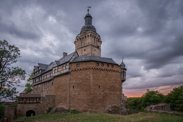Fototapeta na wymiar Burg Falkenstein im Harz