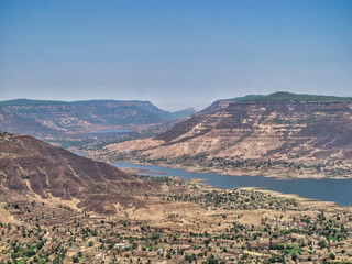 Mahabaleshwar mountains, hill station in Satara,  Maharashtra, India