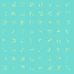 Abstract Color Halftone Dots generative art background illustration