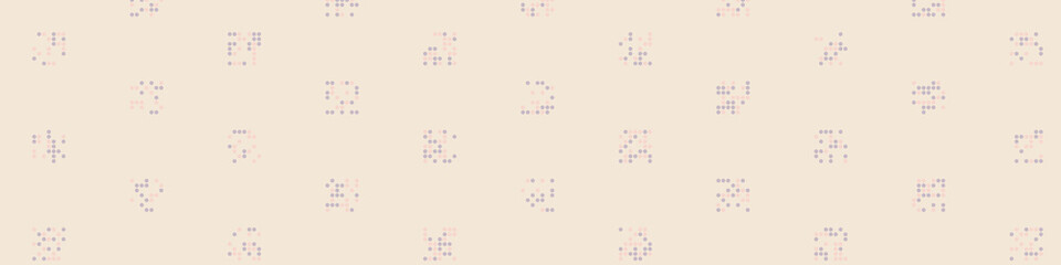 Abstract Color Halftone Dots generative art background illustration