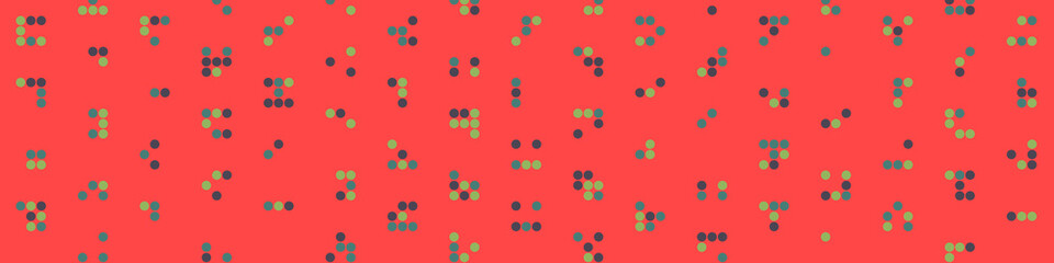 Abstract Color Halftone Dots generative art background illustration