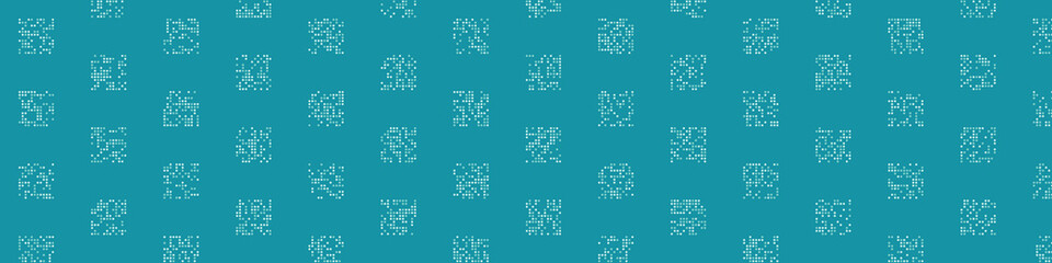 Abstract Color Halftone Dots generative art background illustration