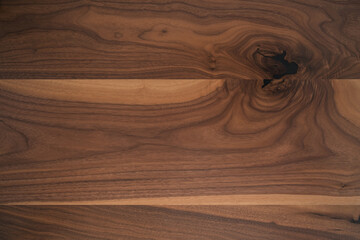 Texture of black walnut wood with some sapwood