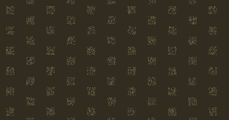 Abstract Color Halftone Dots generative art background illustration