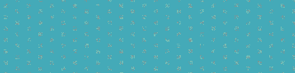 Abstract Color Halftone Dots generative art background illustration