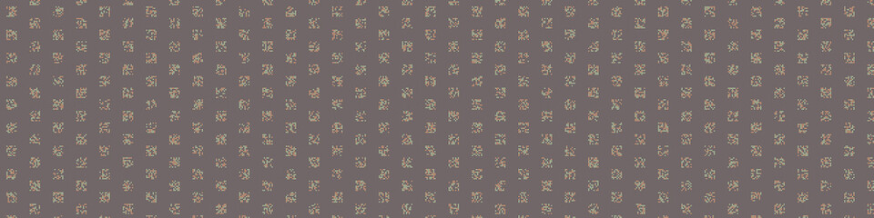 Abstract Color Halftone Dots generative art background illustration