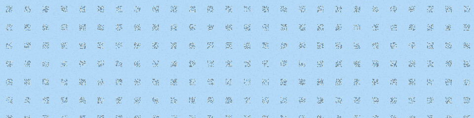 Abstract Color Halftone Dots generative art background illustration