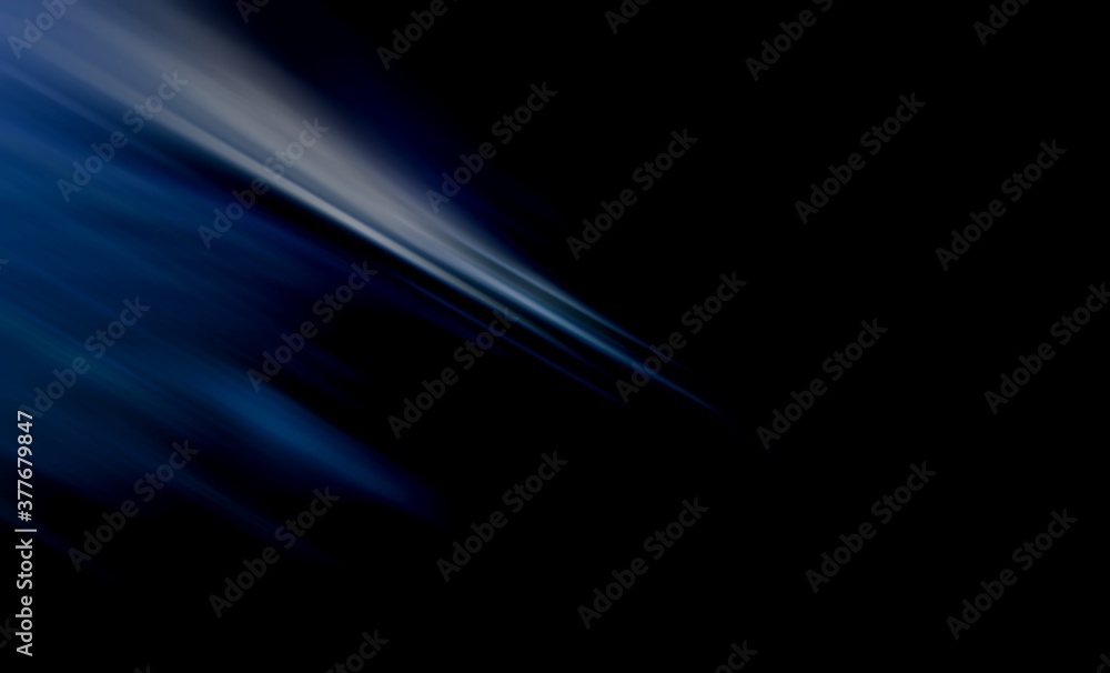 Poster abstract background blurred blue white rays light on black with the gradient texture lines effect mo