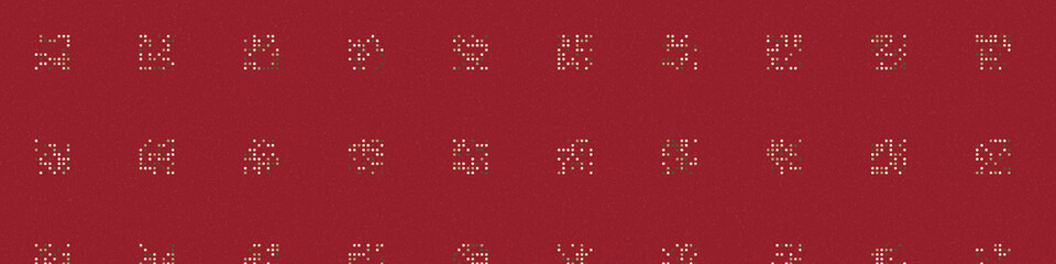 Abstract Color Halftone Dots generative art background illustration