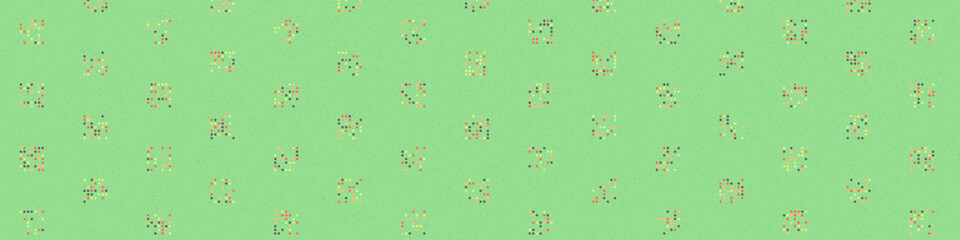 Abstract Color Halftone Dots generative art background illustration