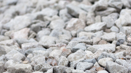 close up of a pile of stone
