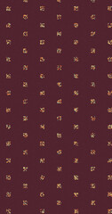 Abstract Color Halftone Dots generative art background illustration