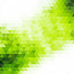 Colored template with geometric shapes. Abstract vector triangles. eps 10
