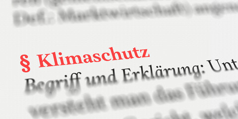 Klimaschutz rechtlich erklärt