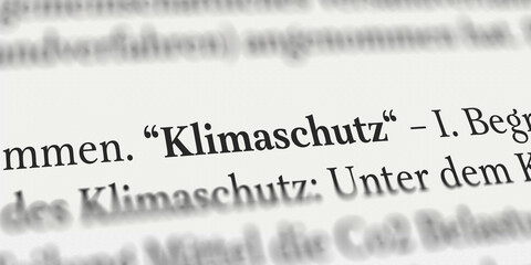 Klimaschutz im Buch