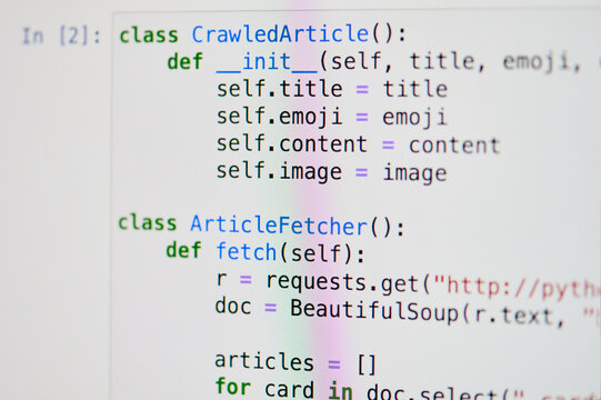 Code in Python 3 on white background