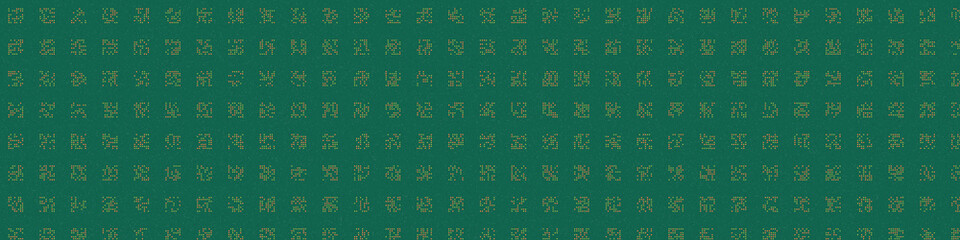 Abstract Color Halftone Dots generative art background illustration