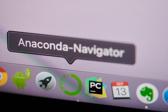 Starting anaconda navigator platform