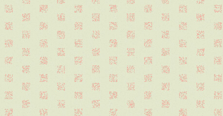 Abstract Color Halftone Dots generative art background illustration