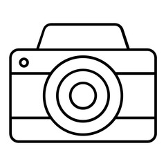 Camera icon design line style