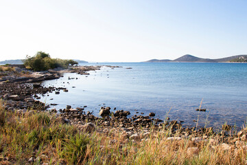 Coastline between Vodice and Tribunj , Croatia