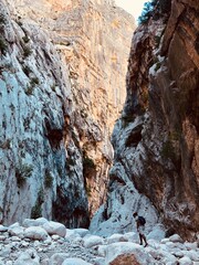 The immensity of Sardinia's canyon
