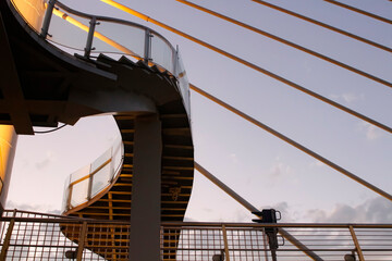 Halic Metro Bridge And Golden Horn, Istanbul, Turkey. 