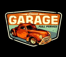 Classic Garage retro signs 