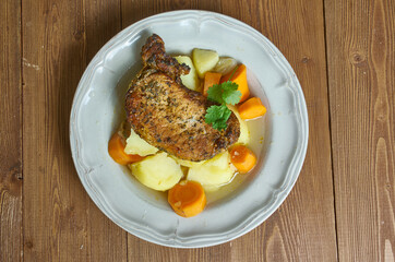 Irish coddled pork