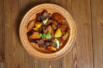 Pork  caramelised pineapple adobo