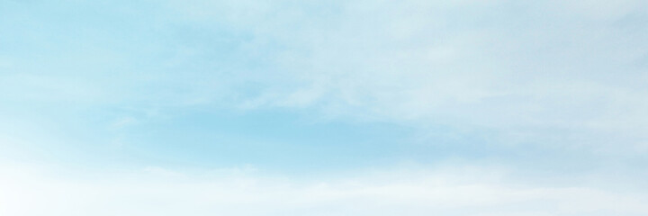 Blue sky with white cloud. The summer heaven is colorful clearing day Good weather and beautiful nature in the morning.