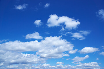 Fototapeta na wymiar 青空と雲