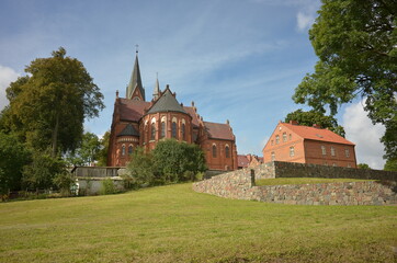 Fototapeta na wymiar Gietrzwałd - Sanktuarium Maryjne. Polska - Mazury - Warmia.