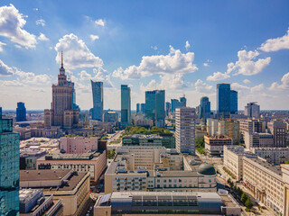 Warszawa © Drone in Warsaw