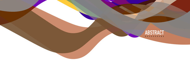 Fluid wave colorful abstract background. Dynamic colorful vibrant vector design