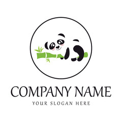 panda mascot logo
